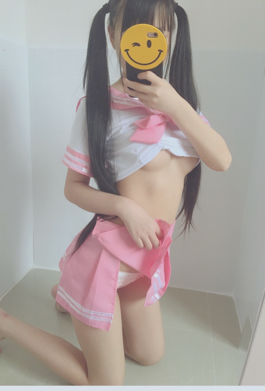 萌百醬--JK學生制服(粉)
