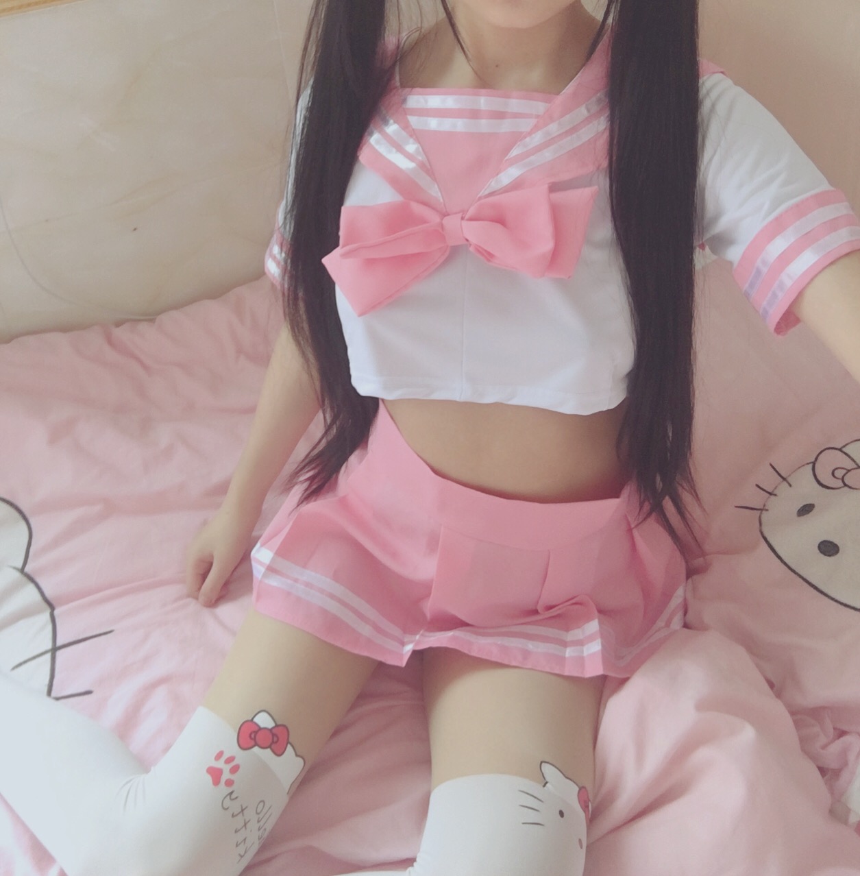 萌百醬--JK學生制服(粉)