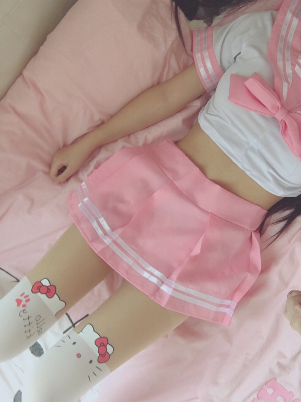 萌百醬--JK學生制服(粉)