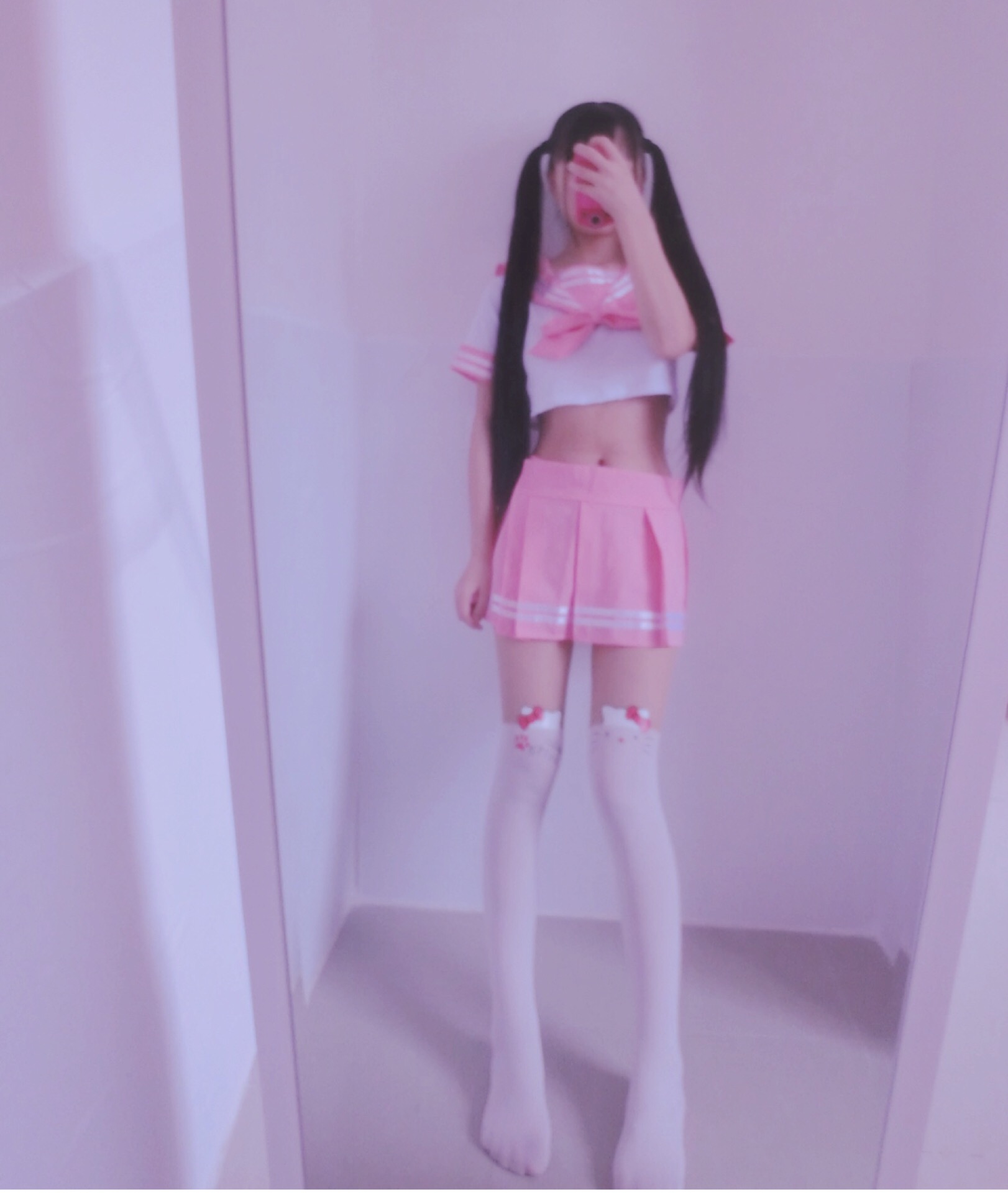 萌百醬--JK學生制服(粉)