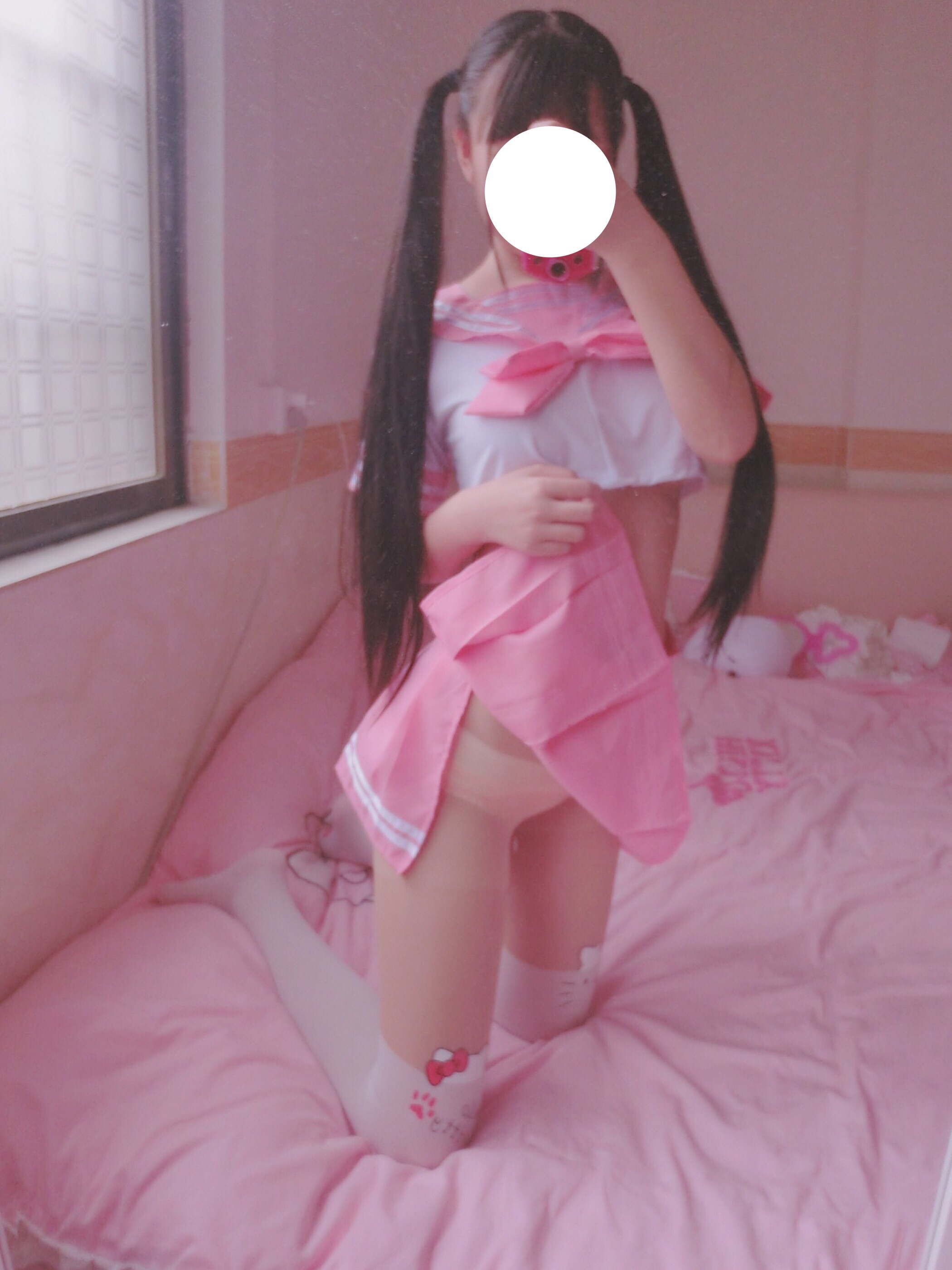 萌百醬--JK學生制服(粉)