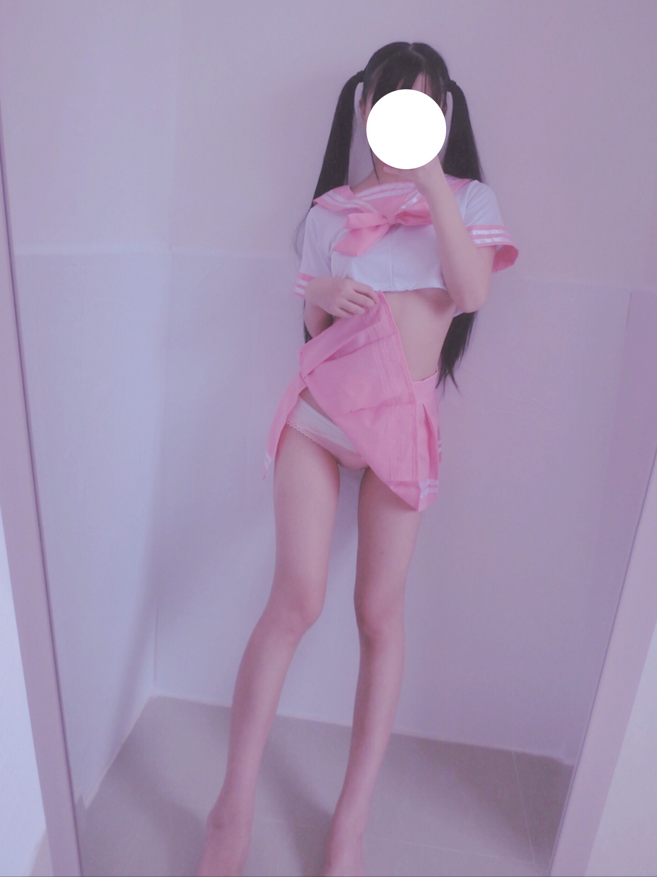 萌百醬--JK學生制服(粉)