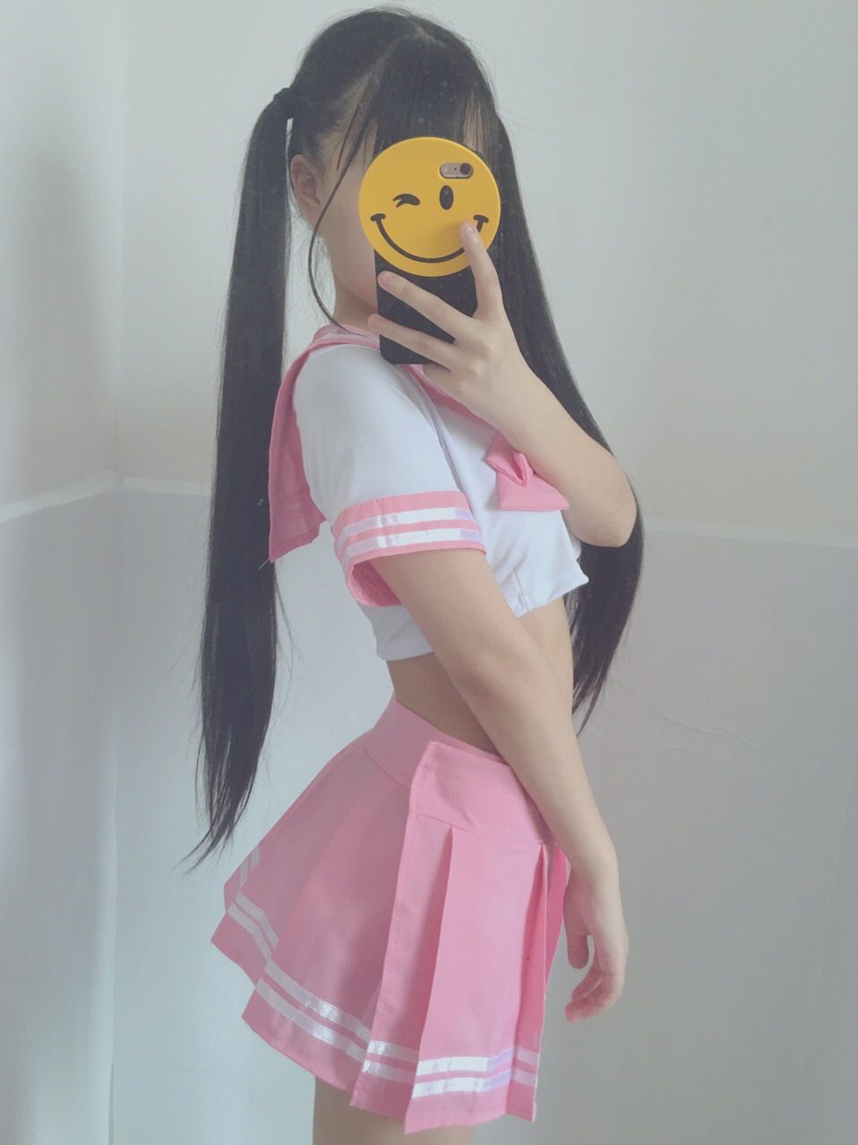 萌百醬--JK學生制服(粉)