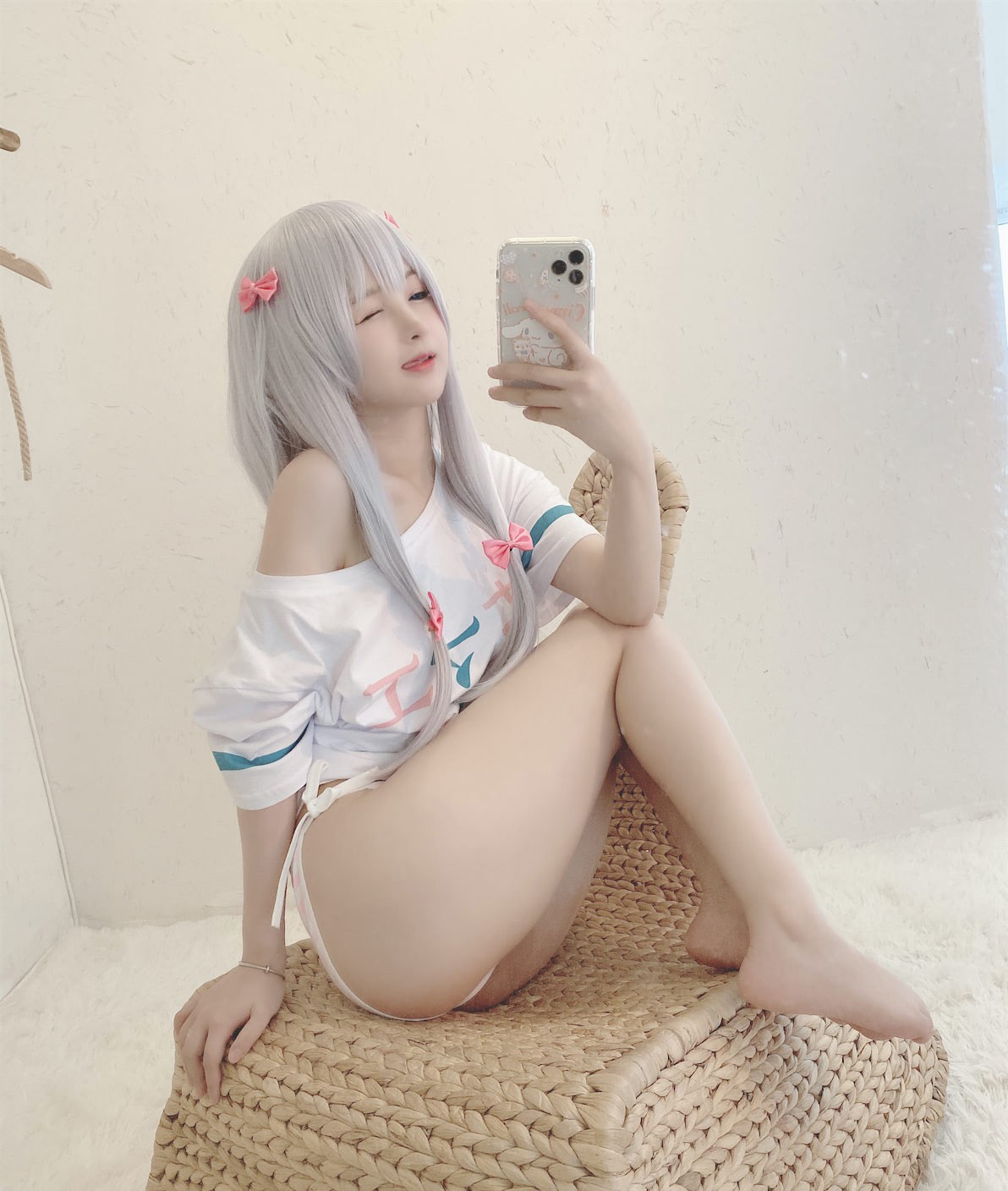可愛蘿莉 《埃羅芒阿老師》和泉紗霧自拍COS