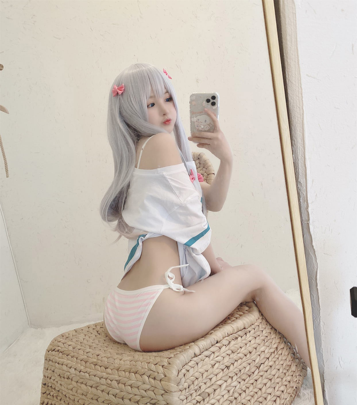 可愛蘿莉 《埃羅芒阿老師》和泉紗霧自拍COS