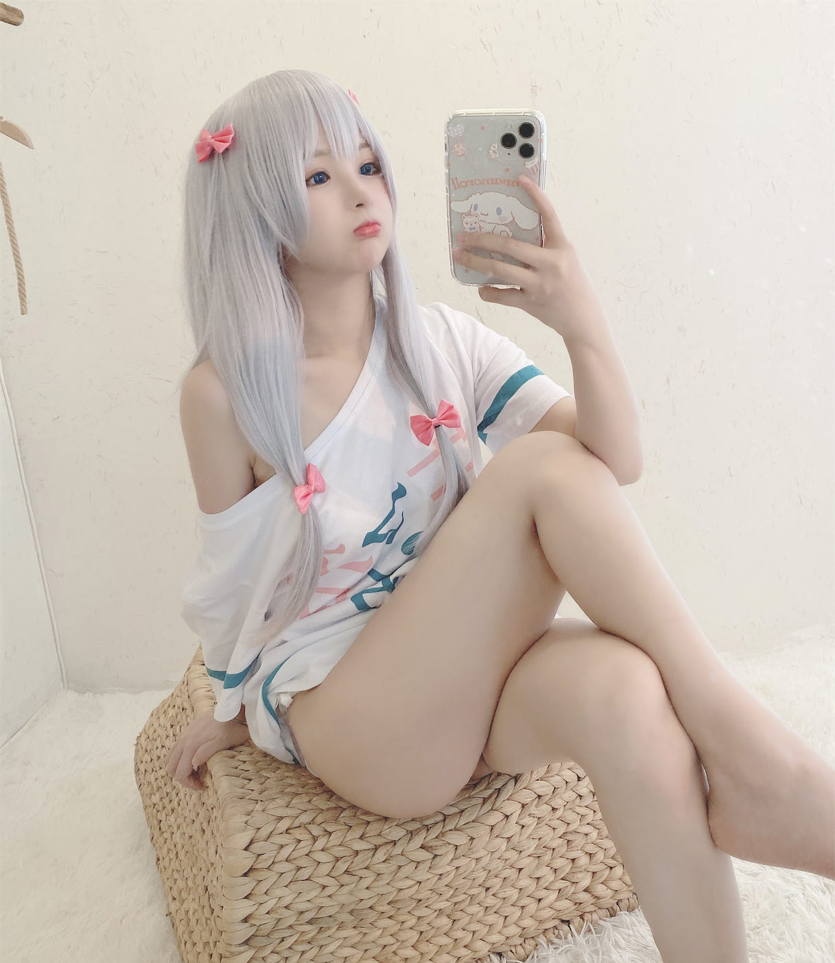 可愛蘿莉 《埃羅芒阿老師》和泉紗霧自拍COS