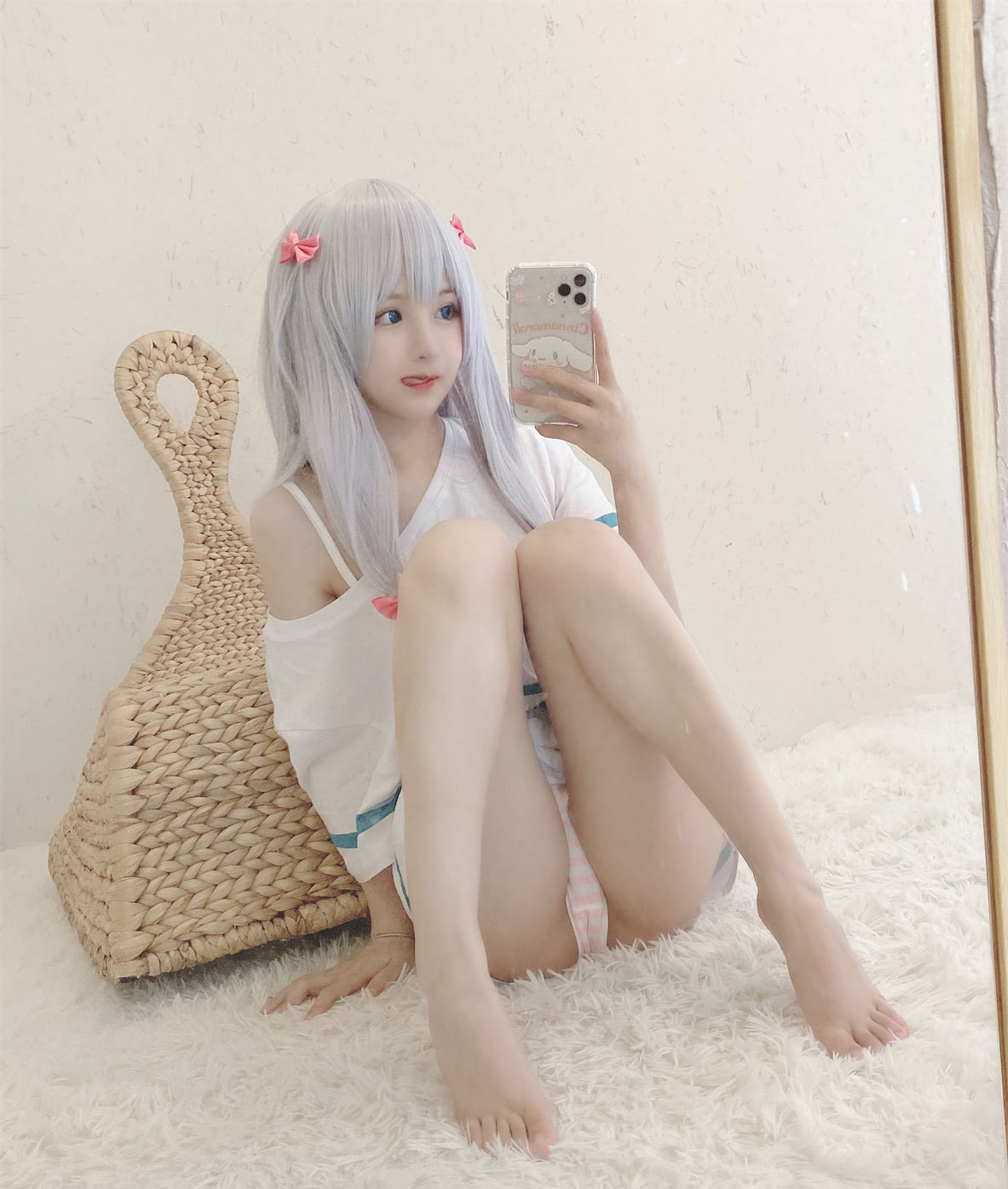 可愛蘿莉 《埃羅芒阿老師》和泉紗霧自拍COS