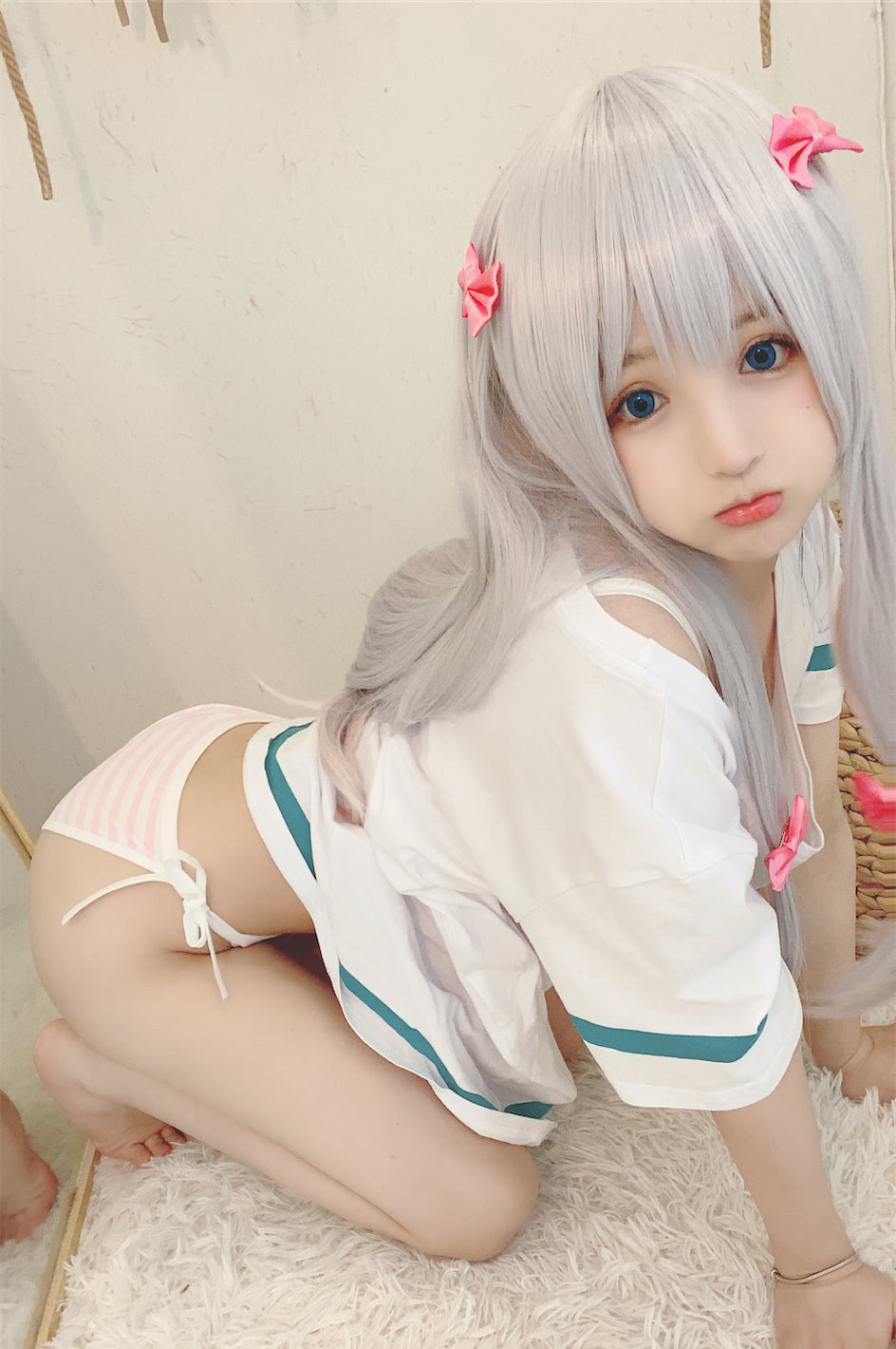 可愛蘿莉 《埃羅芒阿老師》和泉紗霧自拍COS