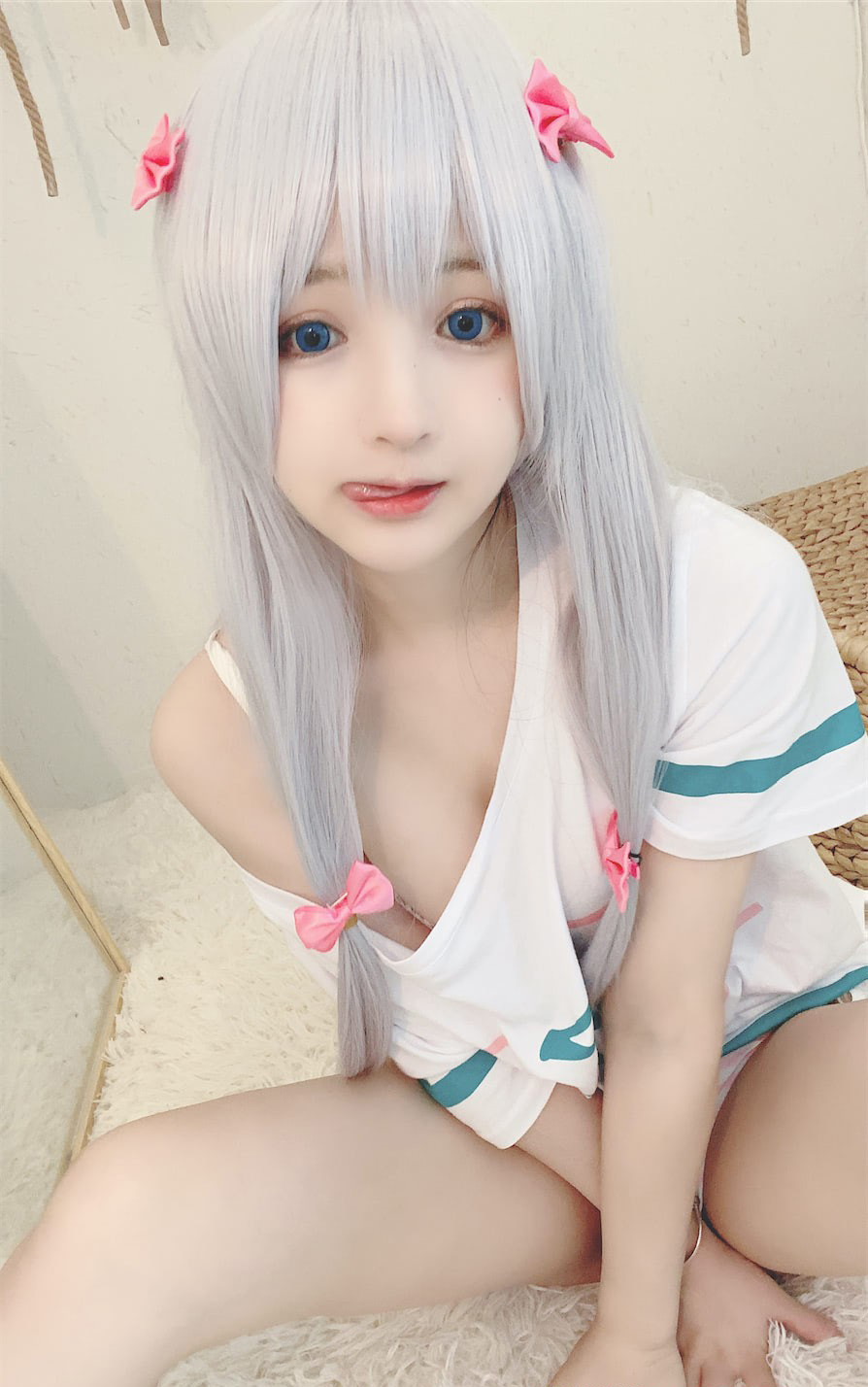 可愛蘿莉 《埃羅芒阿老師》和泉紗霧自拍COS