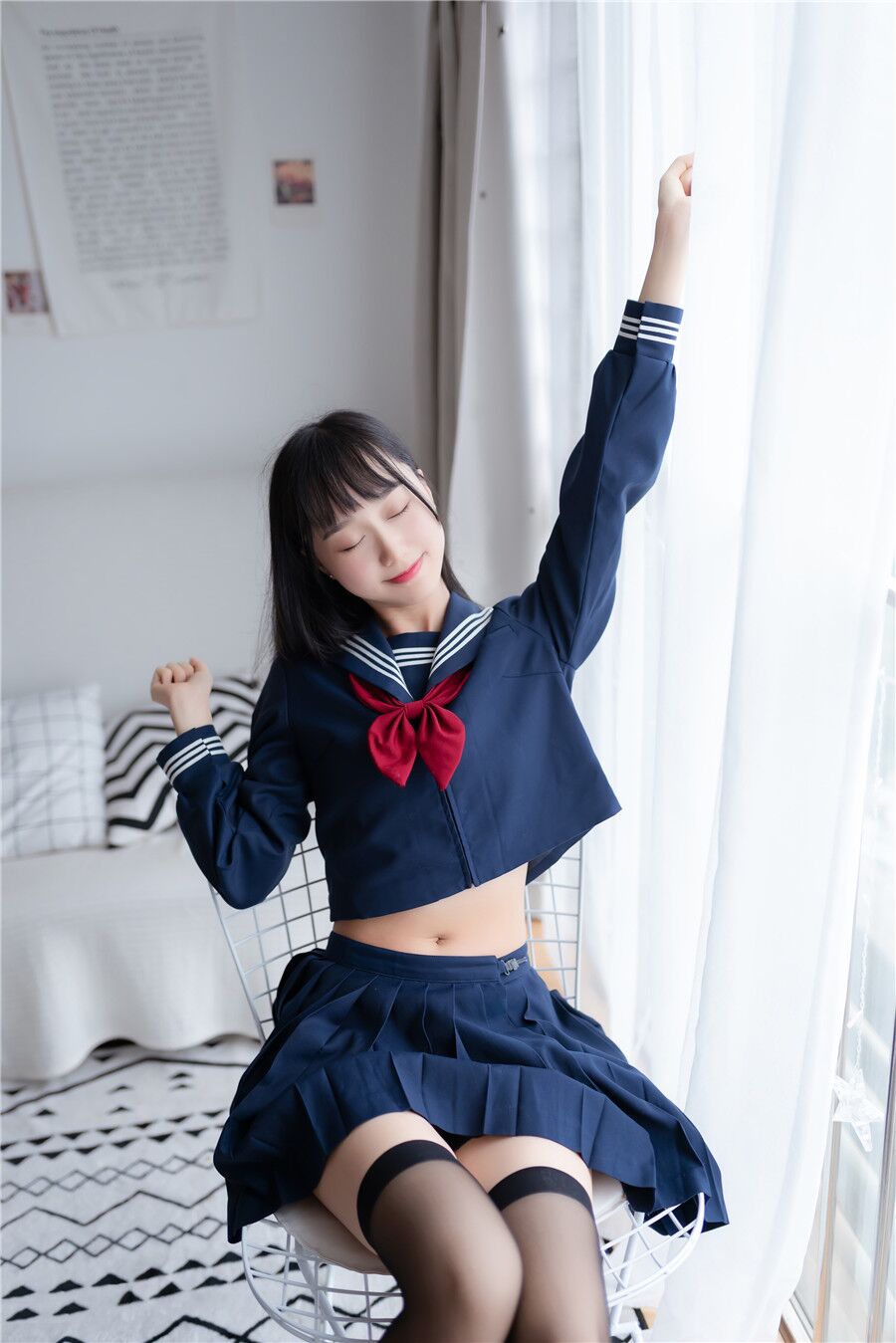 水手裝 黑絲小姐姐寫真