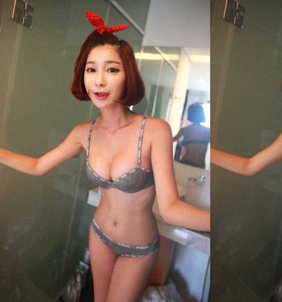 美女ばかりな韓國の下著モデルのエロ畫像