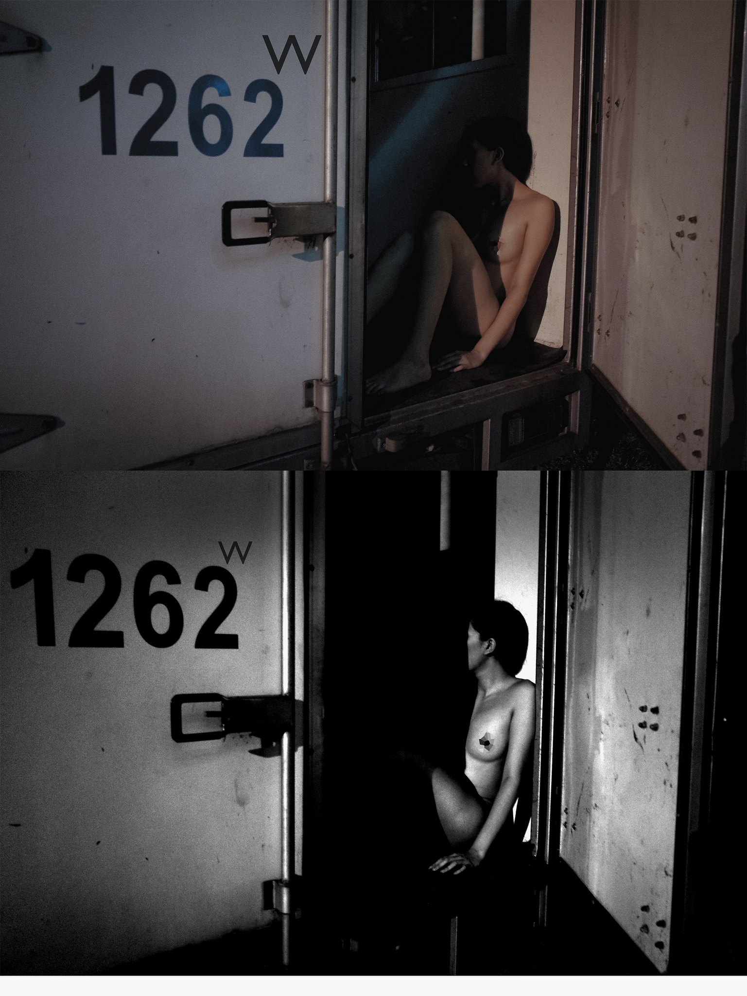 6女7男群交趴“公廁團(tuán)” 6大一女生背著各自男友約戰(zhàn)7男群P攝影集