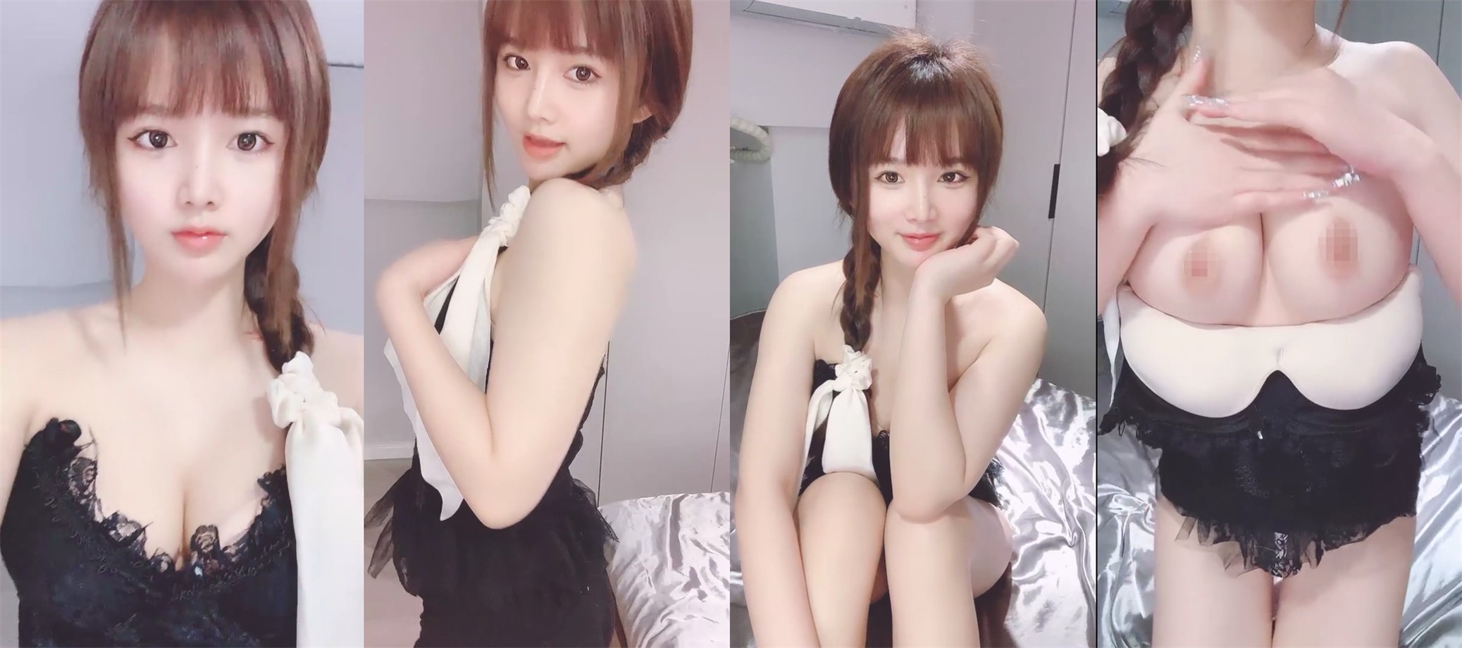 床畔胸前白浪飛