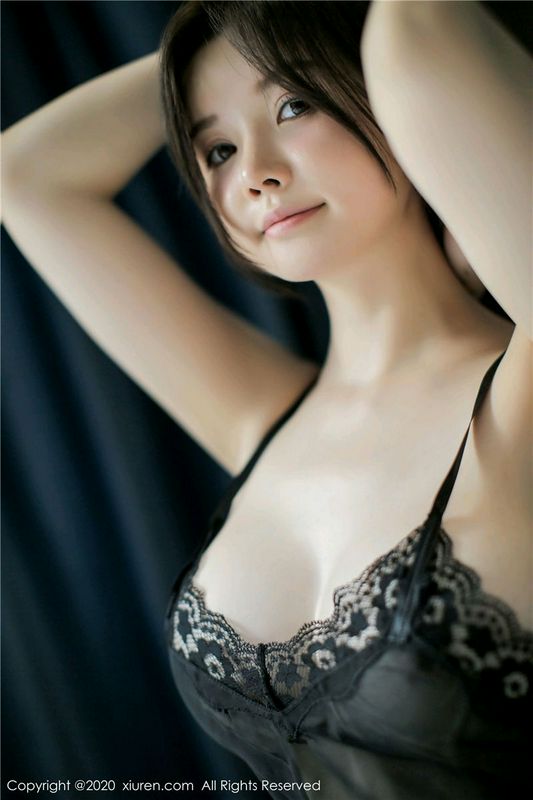 糯美子Min黑絲肚兜系列