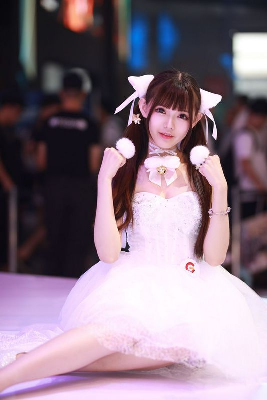于海潤ChinaJoy2017盛大游戲showgirl
