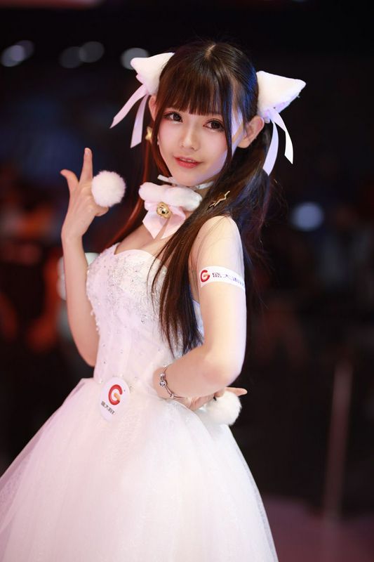 于海潤ChinaJoy2017盛大游戲showgirl