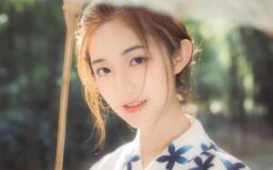 甜美可人和服少女清新養(yǎng)眼寫真圖片