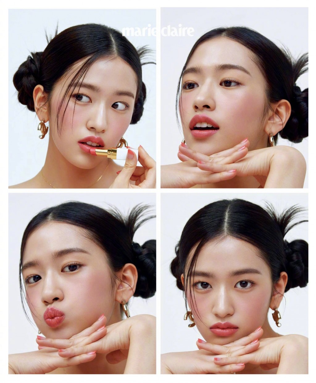 安宥真清甜俏麗少女美妝畫報圖片