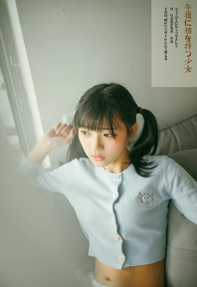 美少女與貓的午后快樂時間