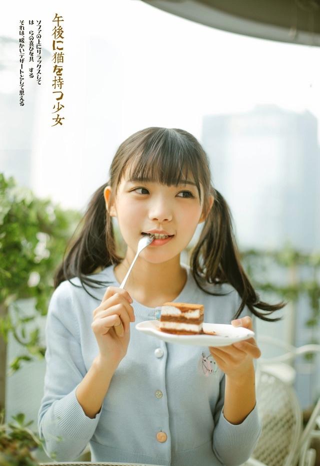 美少女與貓的午后快樂時間