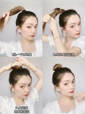 小女孩發(fā)型圖片(小女孩怎么扎頭發(fā)，5款簡單又好看的丸子頭，做個調皮機靈的姑娘)