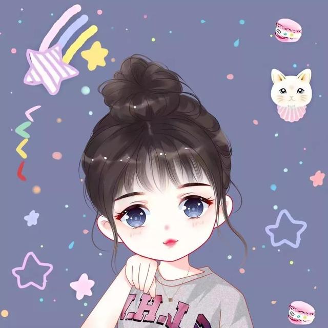 換一換你的頭像吧！卡通女生頭像 可愛又美麗