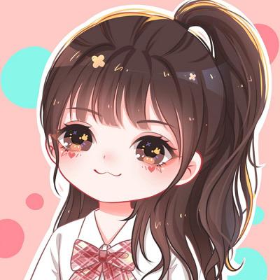 超可愛的卡通動漫女生頭像、閨蜜頭像