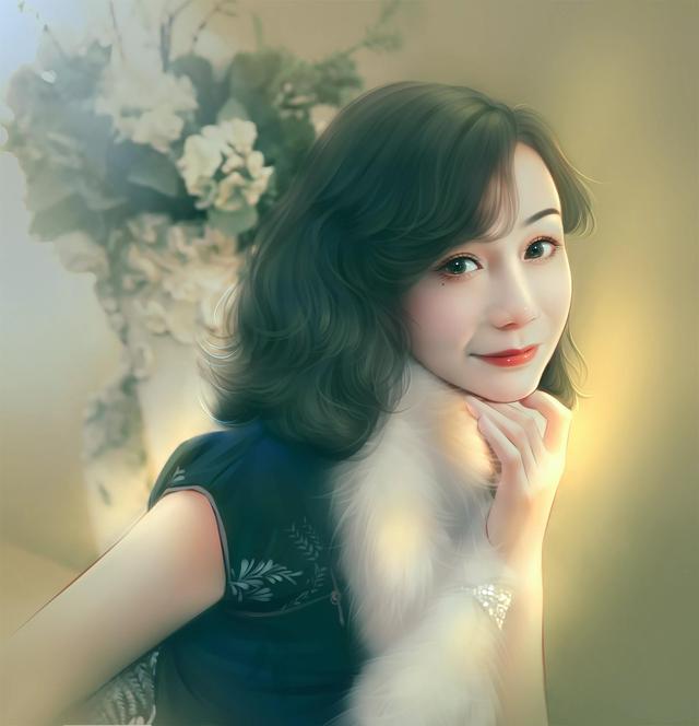 仙氣又干凈的氣質型女生微信頭像 第一張愛了
