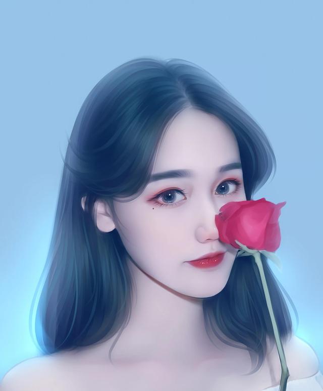 仙氣又干凈的氣質型女生微信頭像 第一張愛了