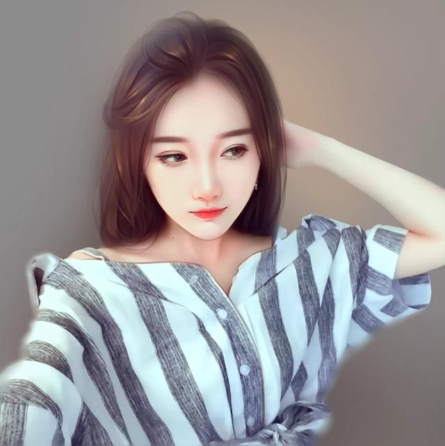仙氣又干凈的氣質型女生微信頭像 第一張愛了
