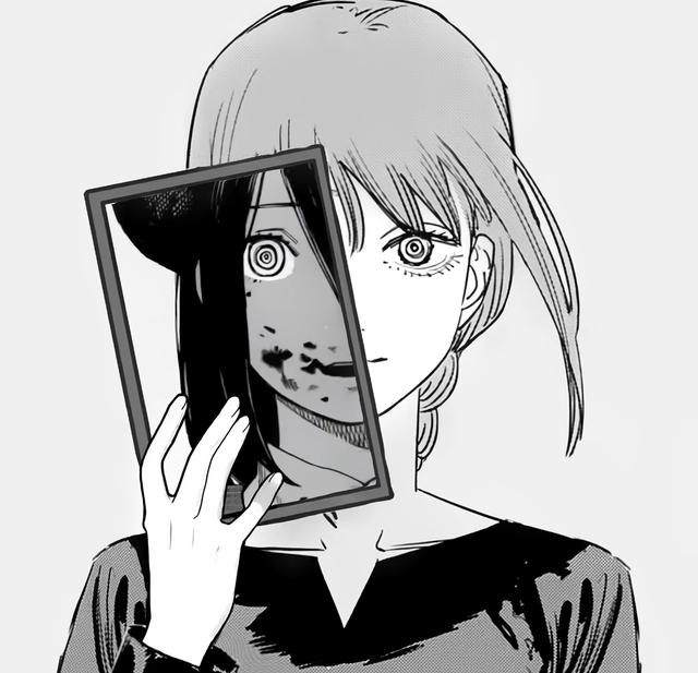 黑白動漫女頭高清頭像圖