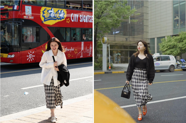 身高153、體重過百,靠會穿成功逆襲氣質型美女,她的穿搭值得學