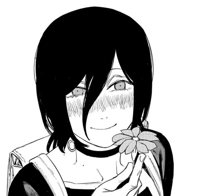 黑白動漫女頭高清頭像圖