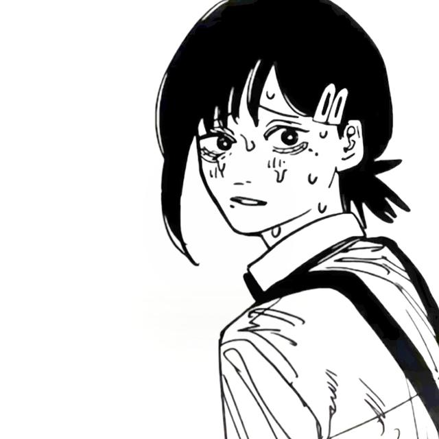 黑白動漫女頭高清頭像圖