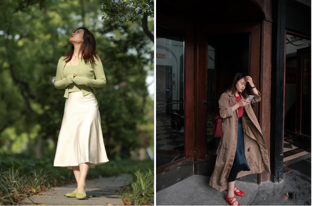 身高153、體重過百,靠會穿成功逆襲氣質型美女,她的穿搭值得學