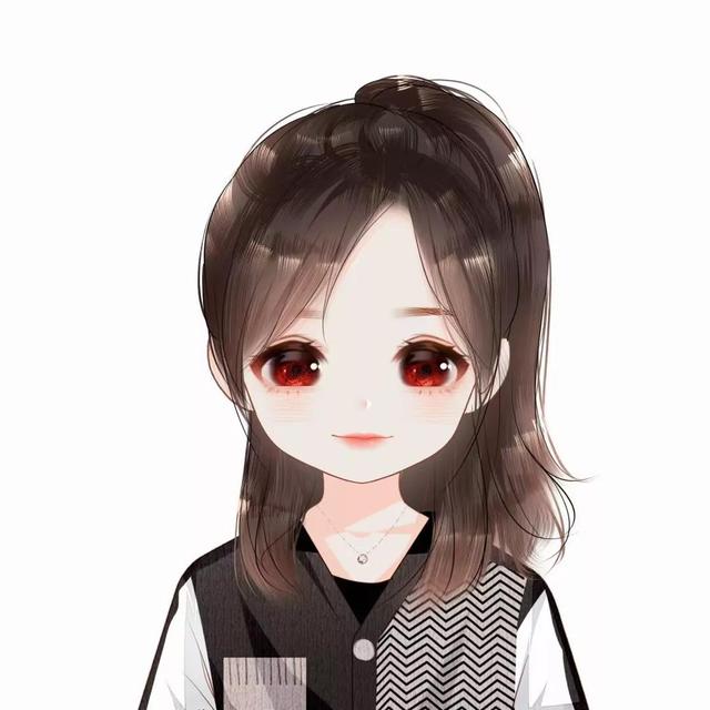 好運滿滿的卡通女生微信頭像，換上更顯可愛喔