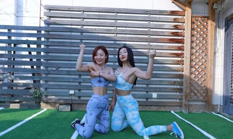 170cm長腿健美私教, 你敢說她不美