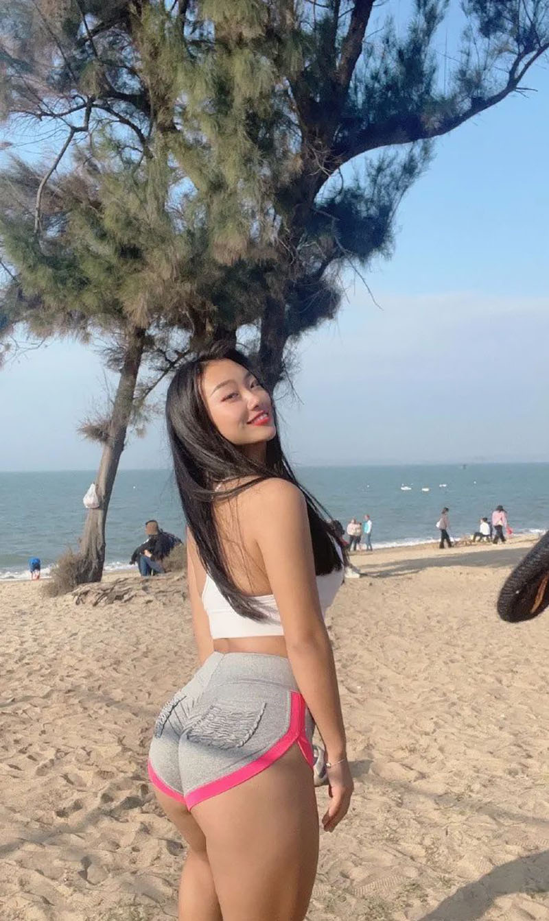 170cm長腿健美私教, 你敢說她不美
