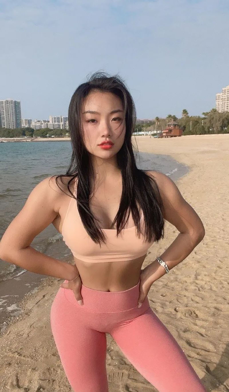 170cm長腿健美私教, 你敢說她不美