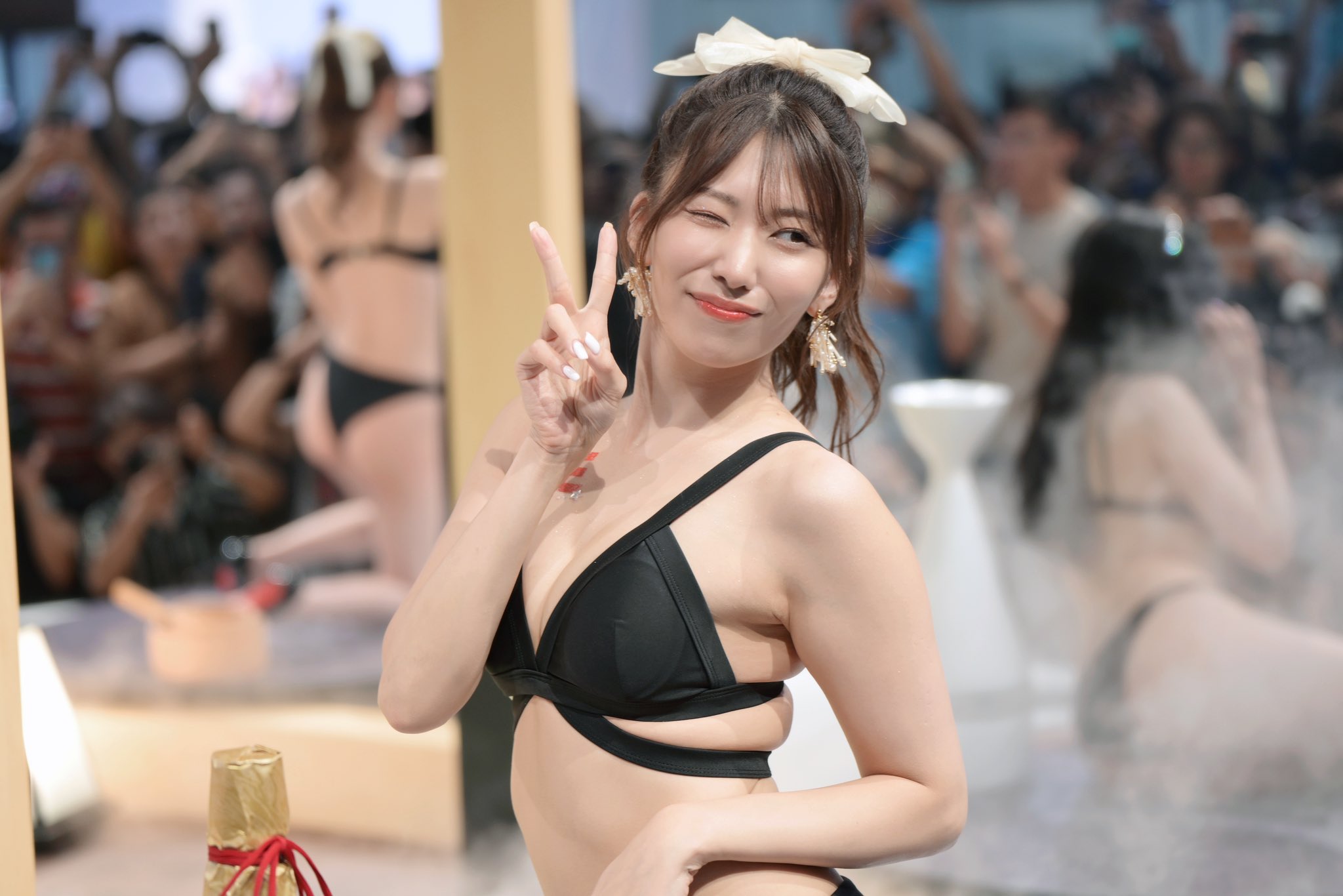 臺北成人展上漂亮的日本AV女優