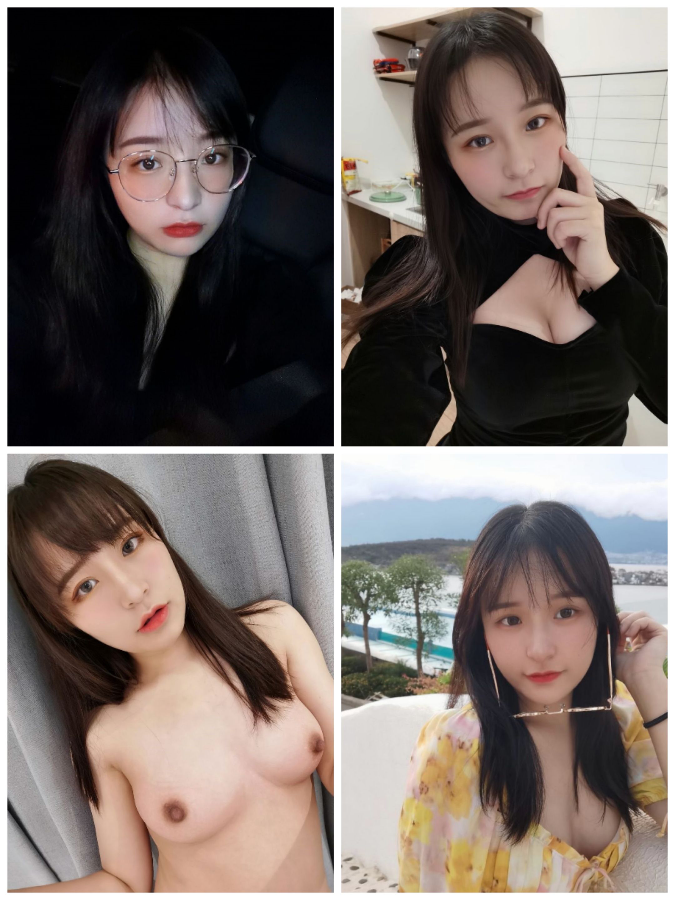 今天的主題反差三連