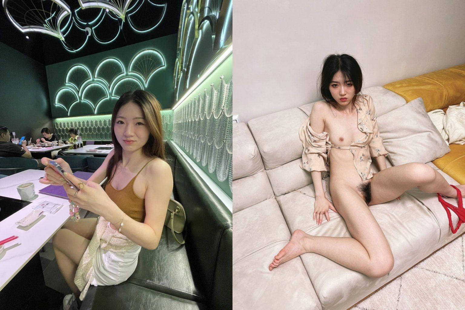 今天的主題反差三連