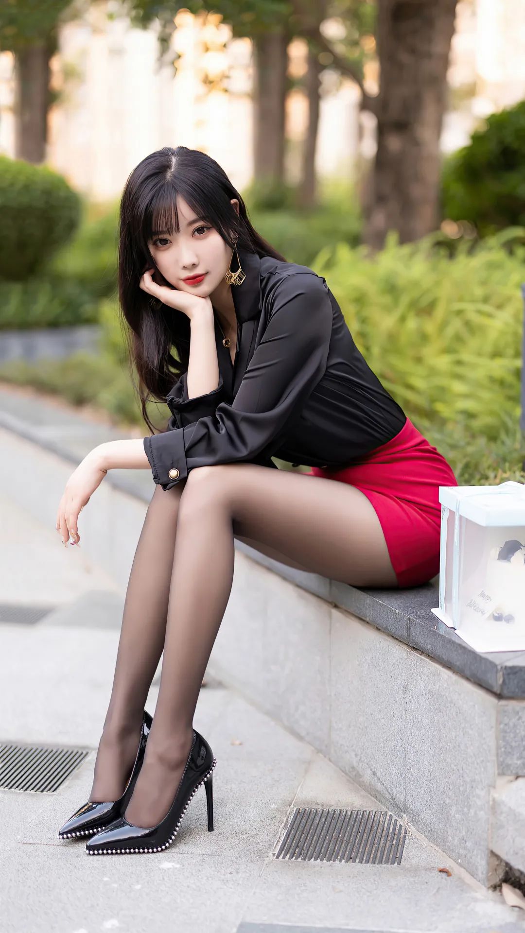 絲襪美女圖片