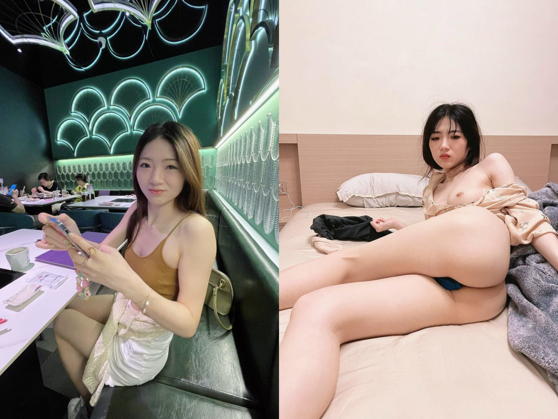 露臉反差婊，清純女神VS淫蕩母狗