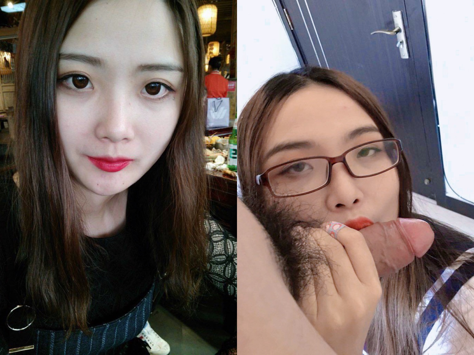露臉反差婊，清純女神VS淫蕩母狗