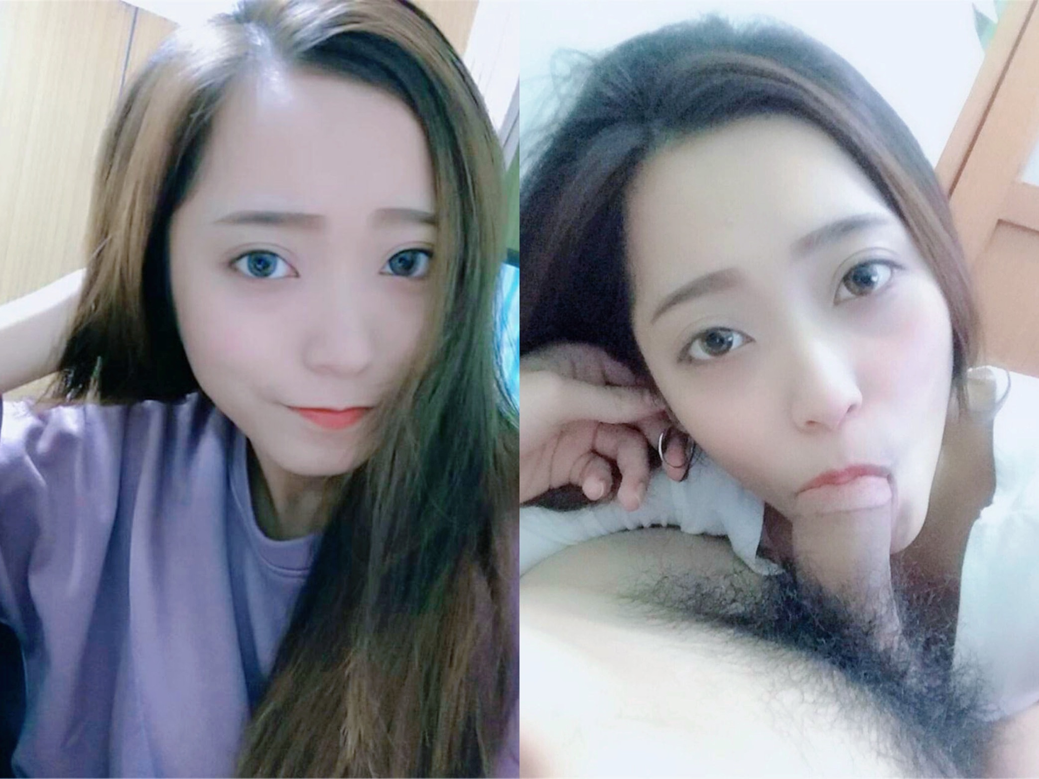 露臉反差婊，清純VS淫蕩