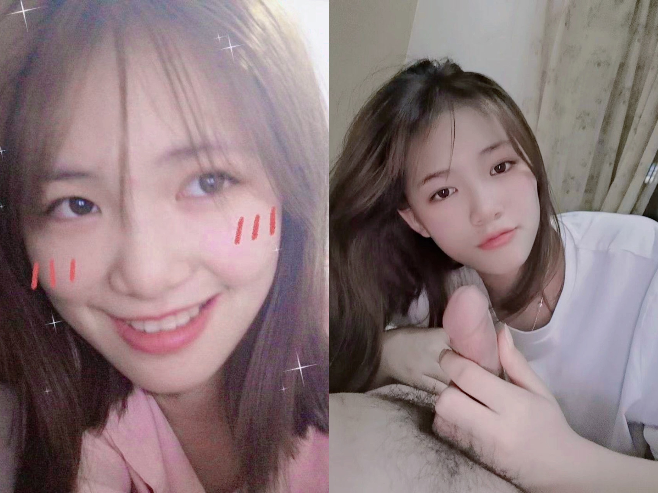 露臉反差婊，清純VS淫蕩