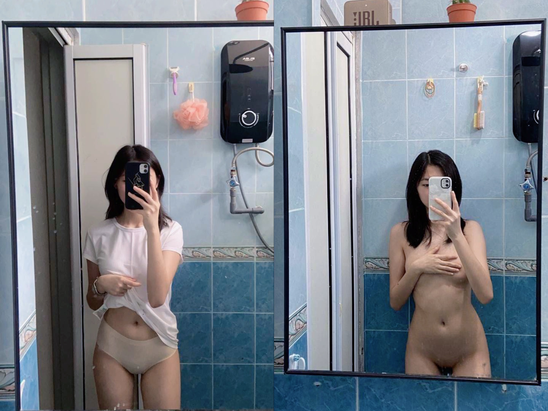 露臉反差婊，清純VS淫蕩