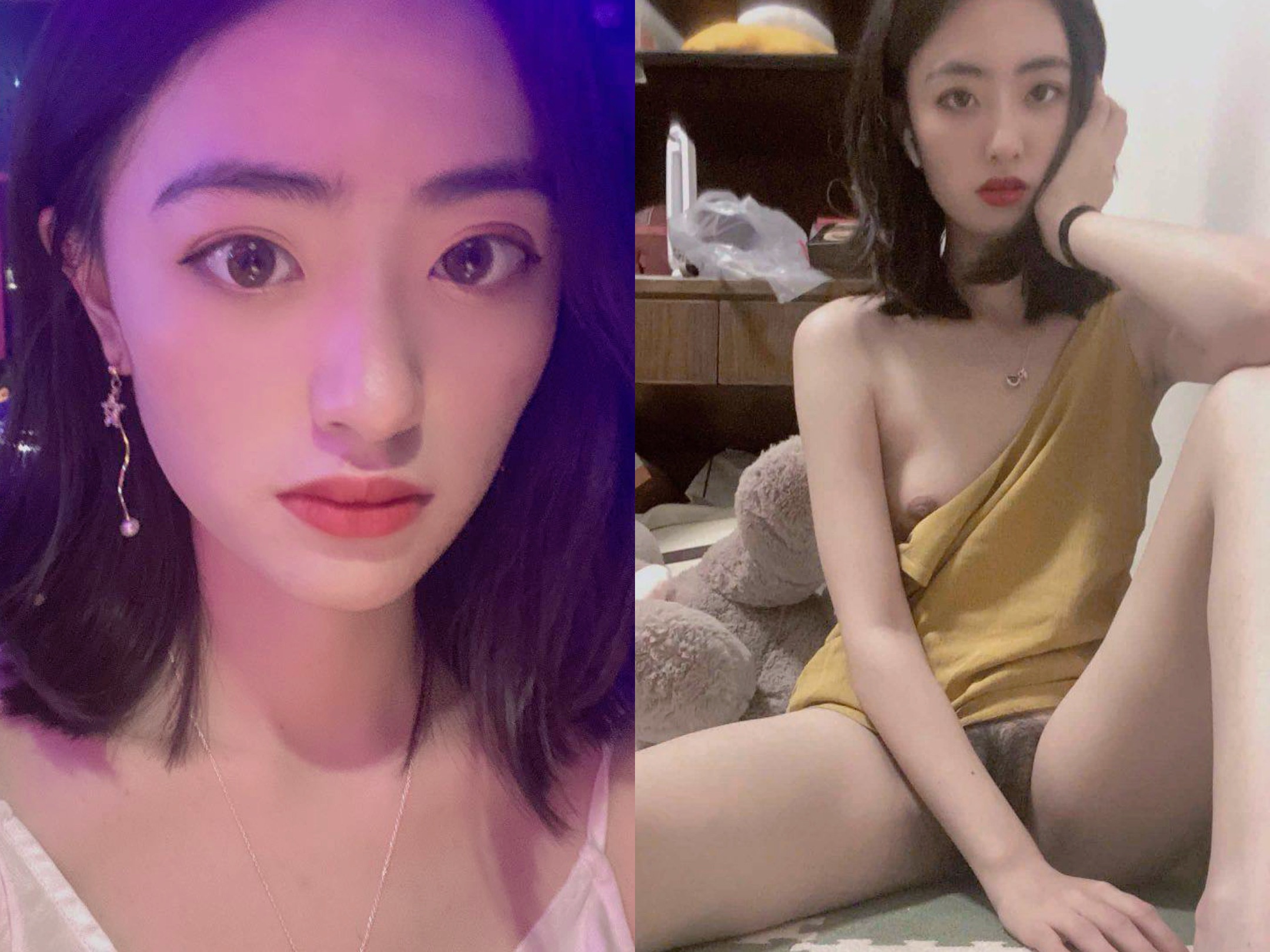 露臉反差婊，清純VS淫蕩
