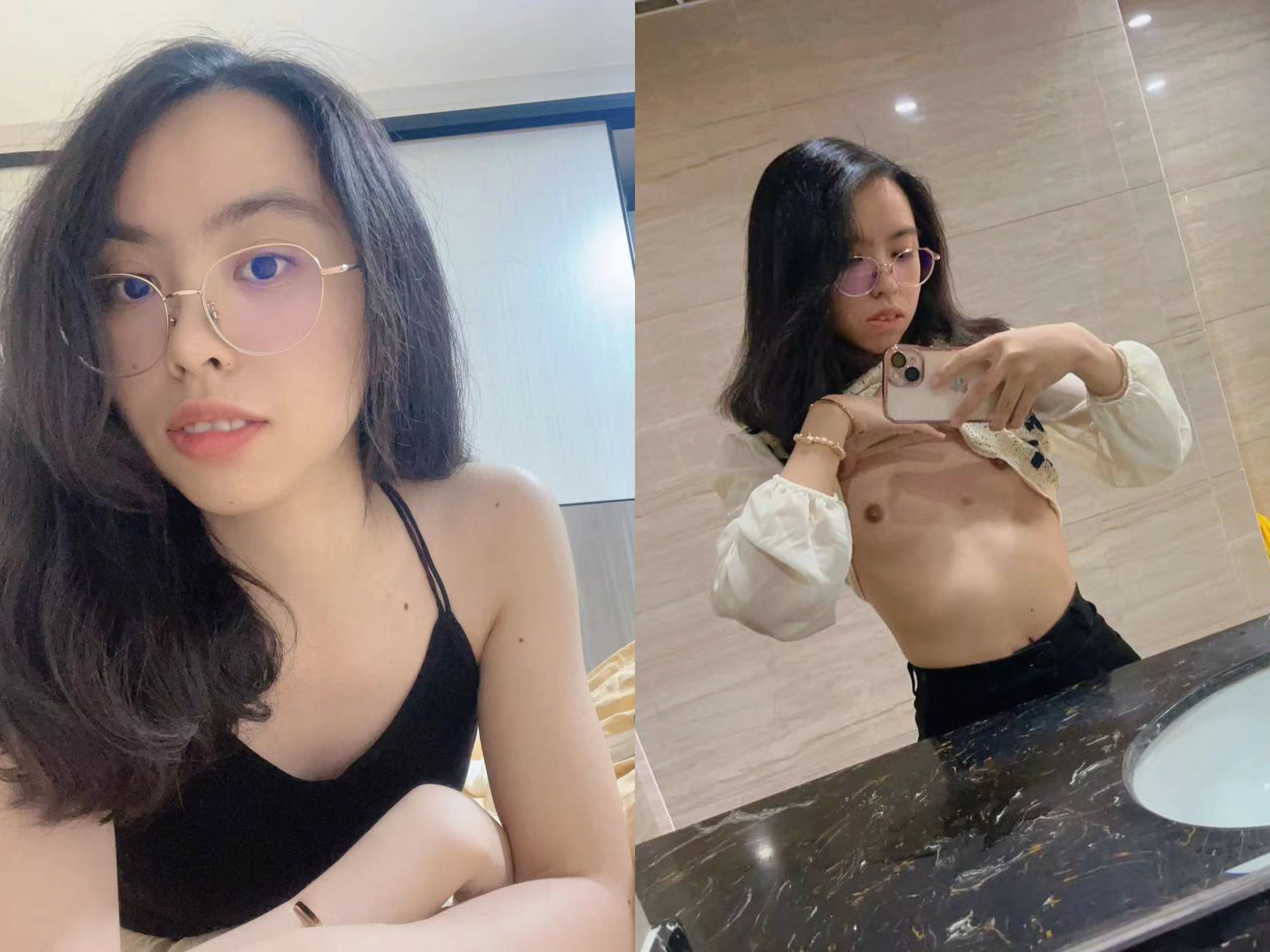 露臉反差婊 清純女神VS淫蕩母狗